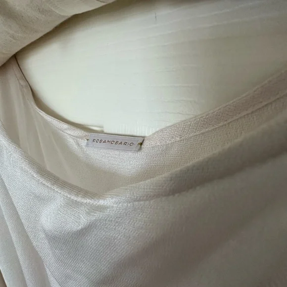 Rosamosario 100% Raw Silk Kaftan & Black Chantilly Lace “Natural Beauty” Large - Picture 6 of 17